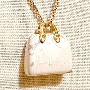 Howlite Purse Necklace